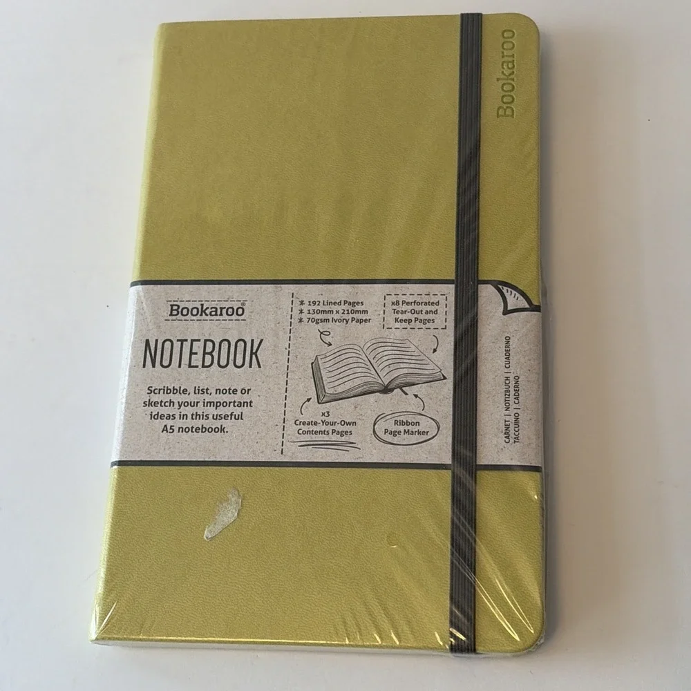IF Bookaroo Notebook Journal - Lime,Blank‎ Diaries & Journals - New